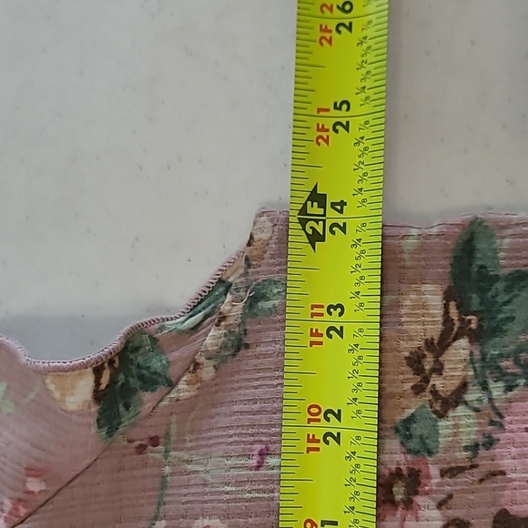 Torrid Floral Flowy Blouse with Ruffle Sleeves & Lace Detail size 3 (3X 22-24) - Picture 7 of 9